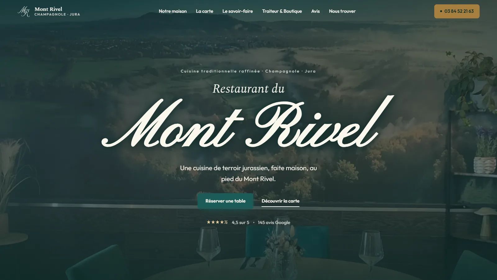 Le site du restaurant Mont Rivel, en construction