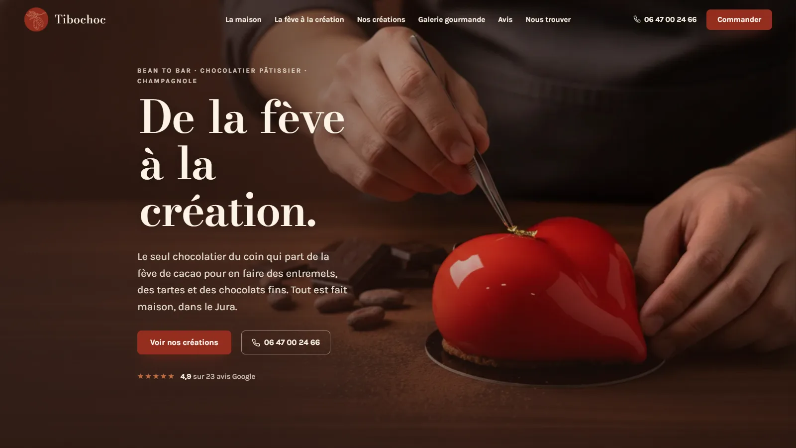 Le site de Tibochoc, en construction