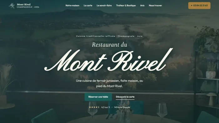 Le site du Mont Rivel, en construction